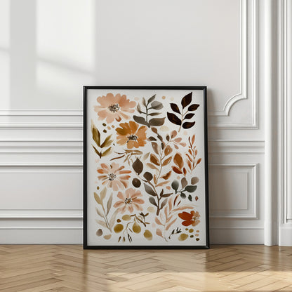 Pastel flower collection