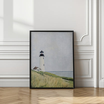 Solitary Lighthouse by the Sea