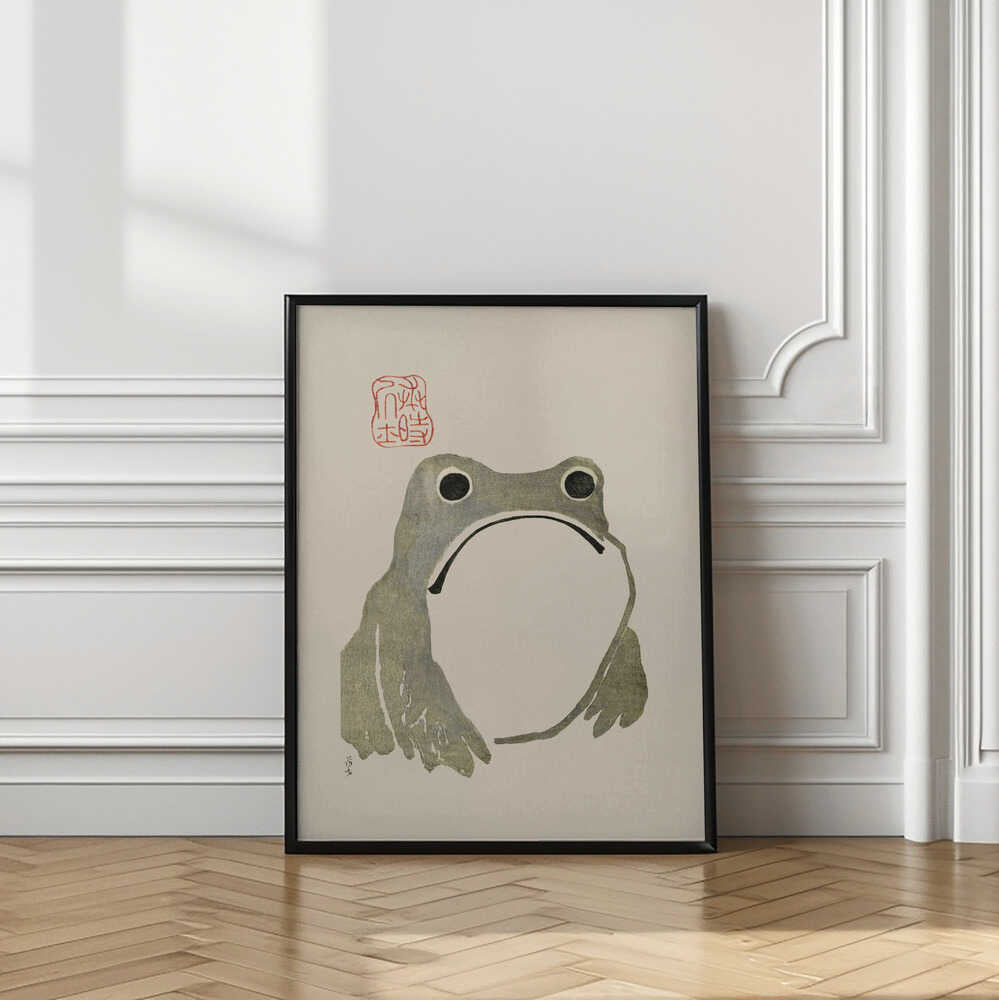 Grumpy Frog I Original