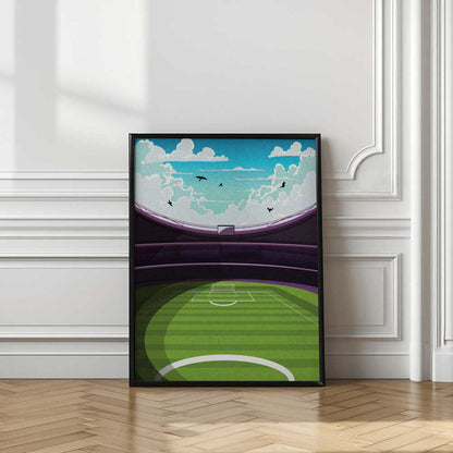 Vibrant Football Stadium