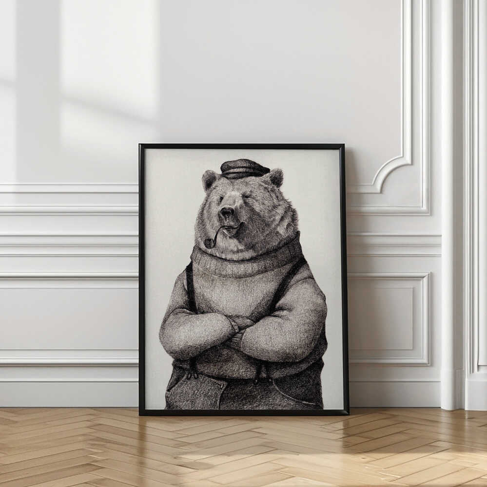 Bear In Vintage Attire