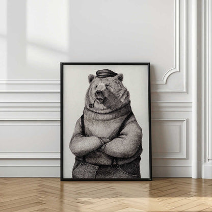 Bear In Vintage Attire