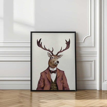 A deer With Human Attire—wearing