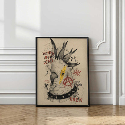 Cockatoo Uprising Punk Art