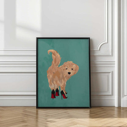 Doodle In Red Heels