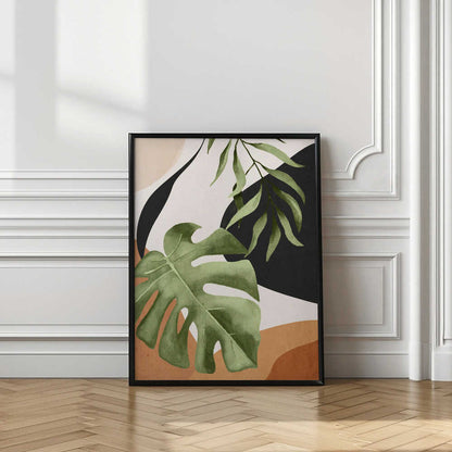 Abstract Monstera Curves