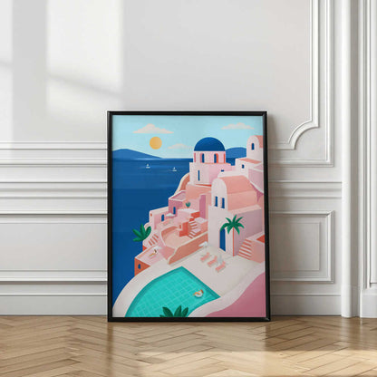 Tranquil Mediterranean Coastal Scene