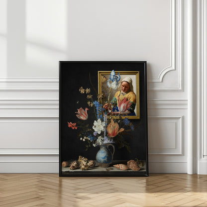 Timeless Blooming | Vintage floral wall art