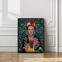 Load image into Gallery viewer, Frida Kahlo By Catsanddotz Prtlr
