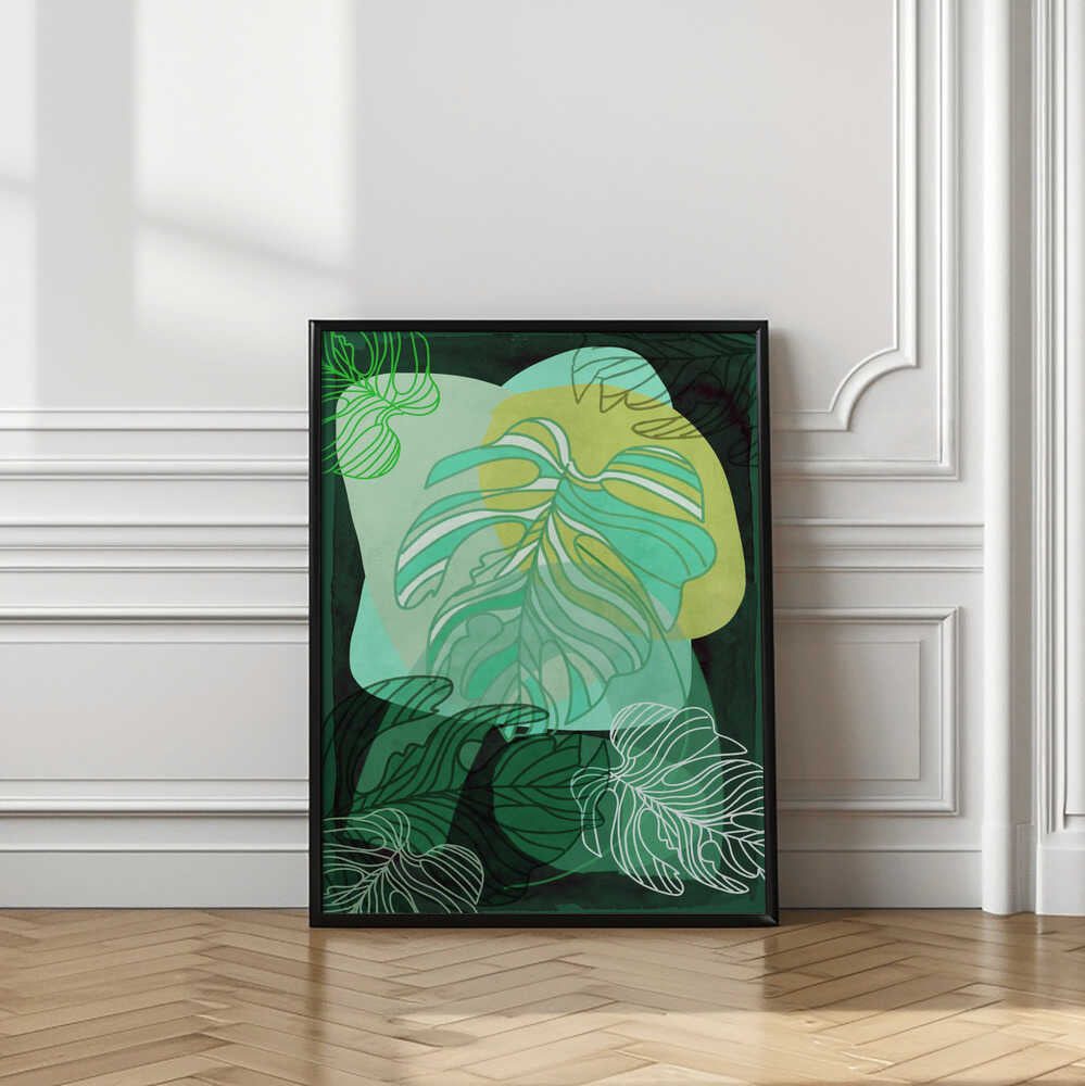 Green Organic Monstera