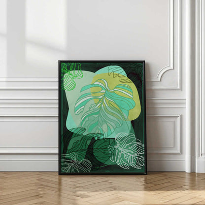 Green Organic Monstera