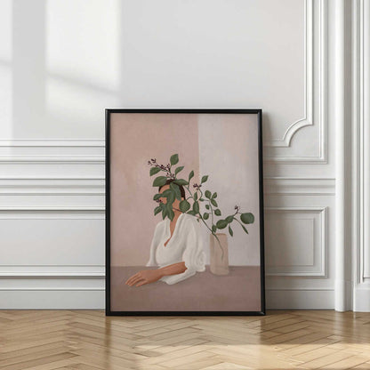 Serene Botanical Woman