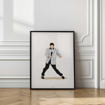 Dancing Man Retro Style