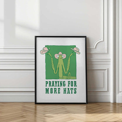 Hattie the Hat Obsessed Praying Mantis