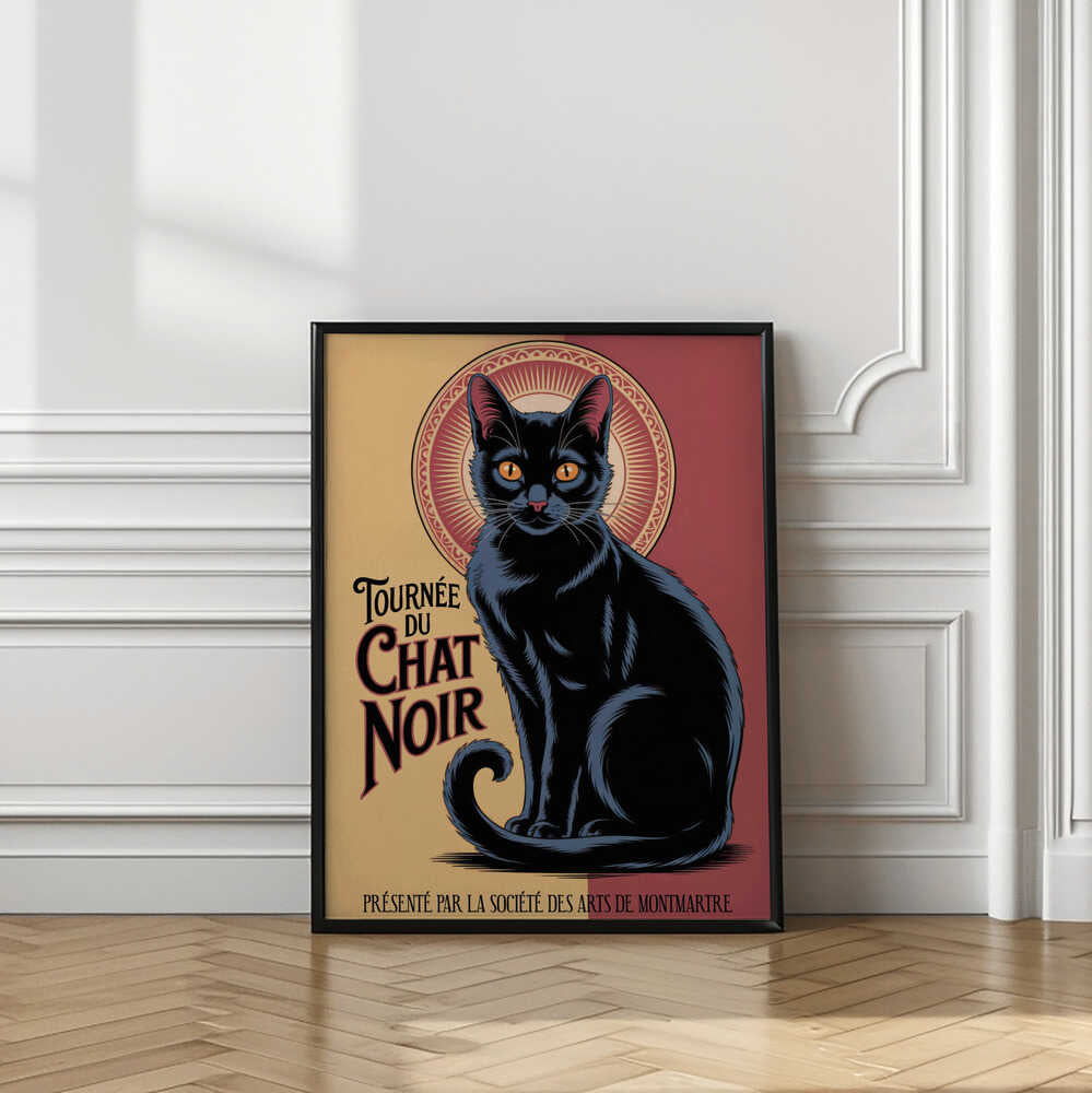 Chat Noir Vintage Advert Poster Art