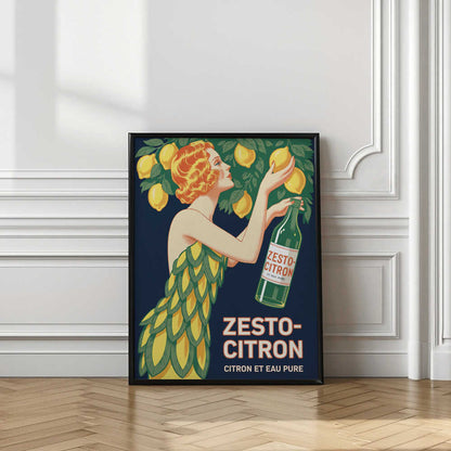 Zesto-Citron Vintage Advert Poster Art