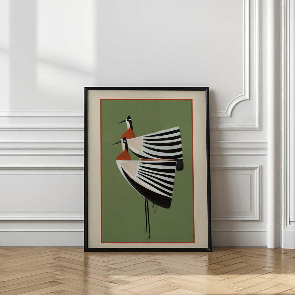Striped Bird Pair