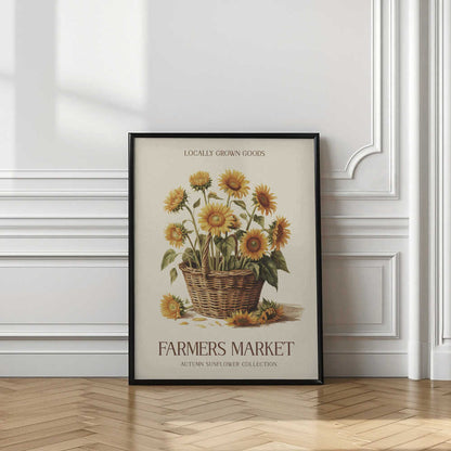 Farmers Market Sunflower | County Kitchen Wall Art Print