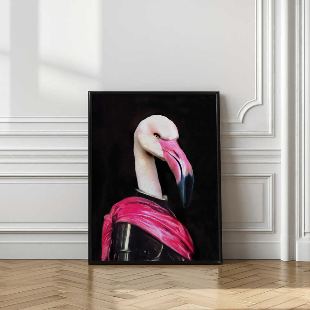 Mingo Flamingo Art Print