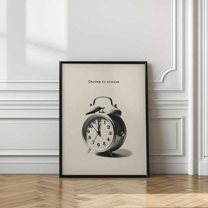Choose to Snooze Clock