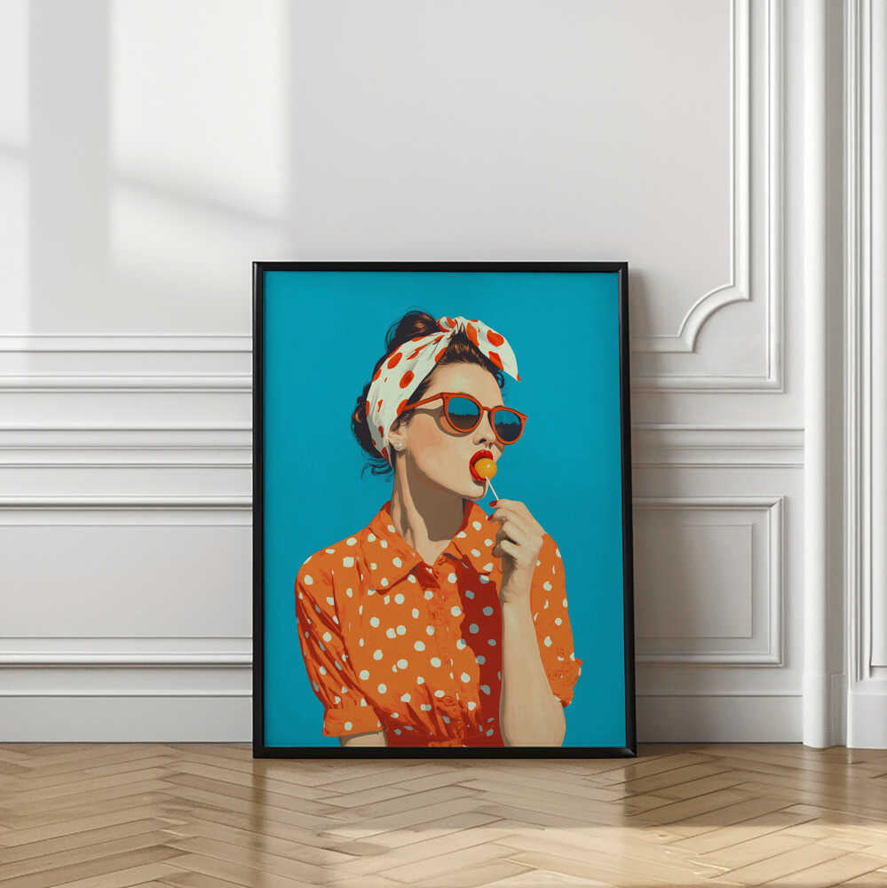 Retro Lollipop Girl