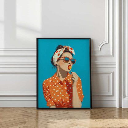Retro Lollipop Girl