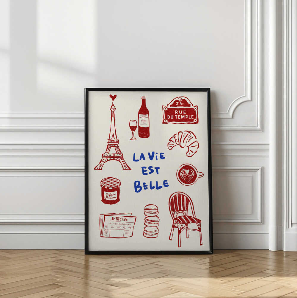 La Vie Est Belle - Paris Poster