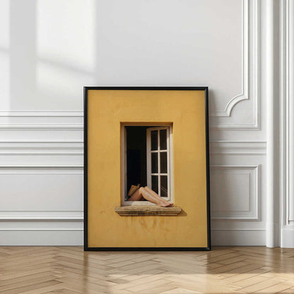 Relaxed Legs In Window