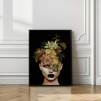 Mysterious Floral Portrait