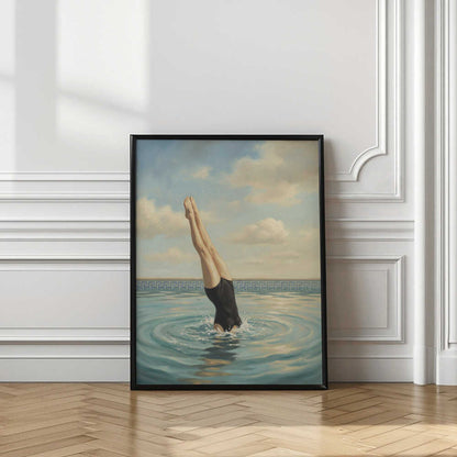 Elegant Pool Dive