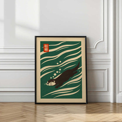 Playful Otter Swim