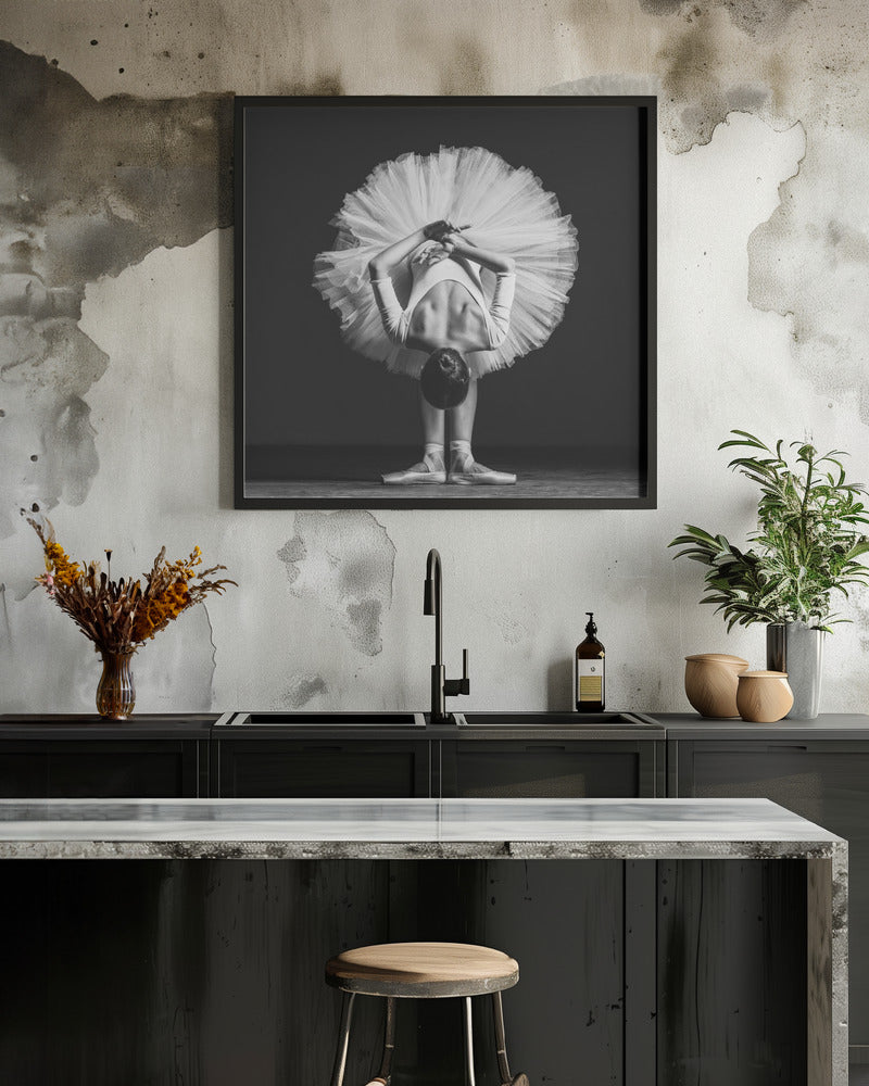 Ballerina at class