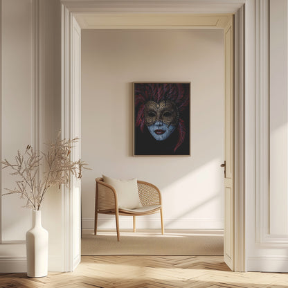 Where does the mask begin and end? | Theatre wall art