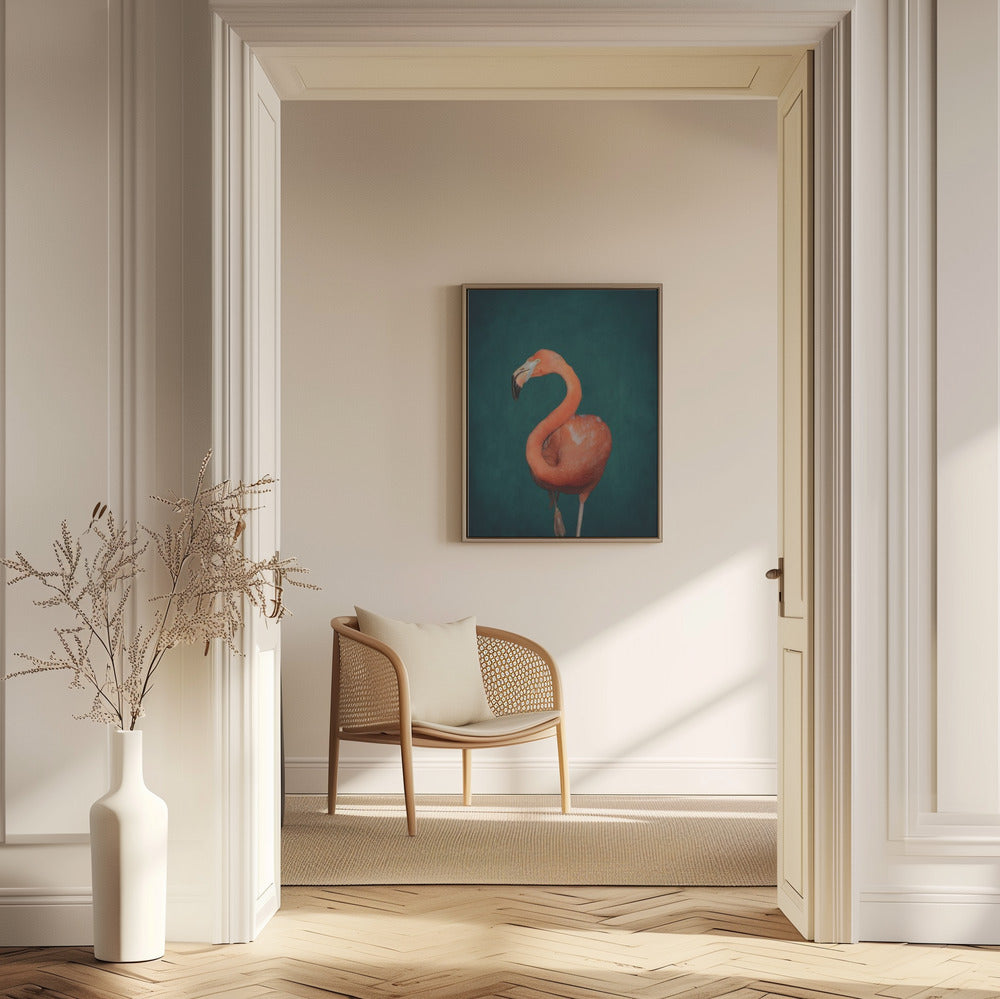 Green Flamingo