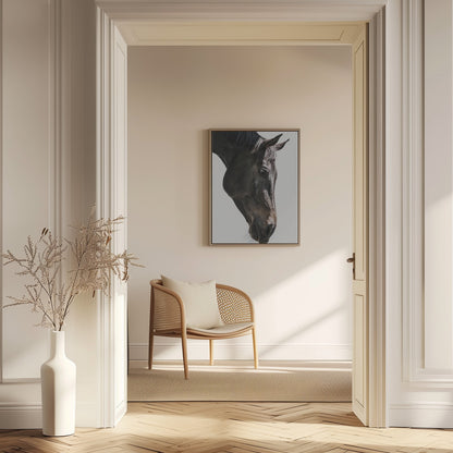 Gentle Equine Gaze | Horse wall art