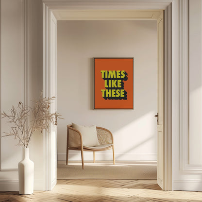 Times Like These | Foo Fighters lyrics wall art