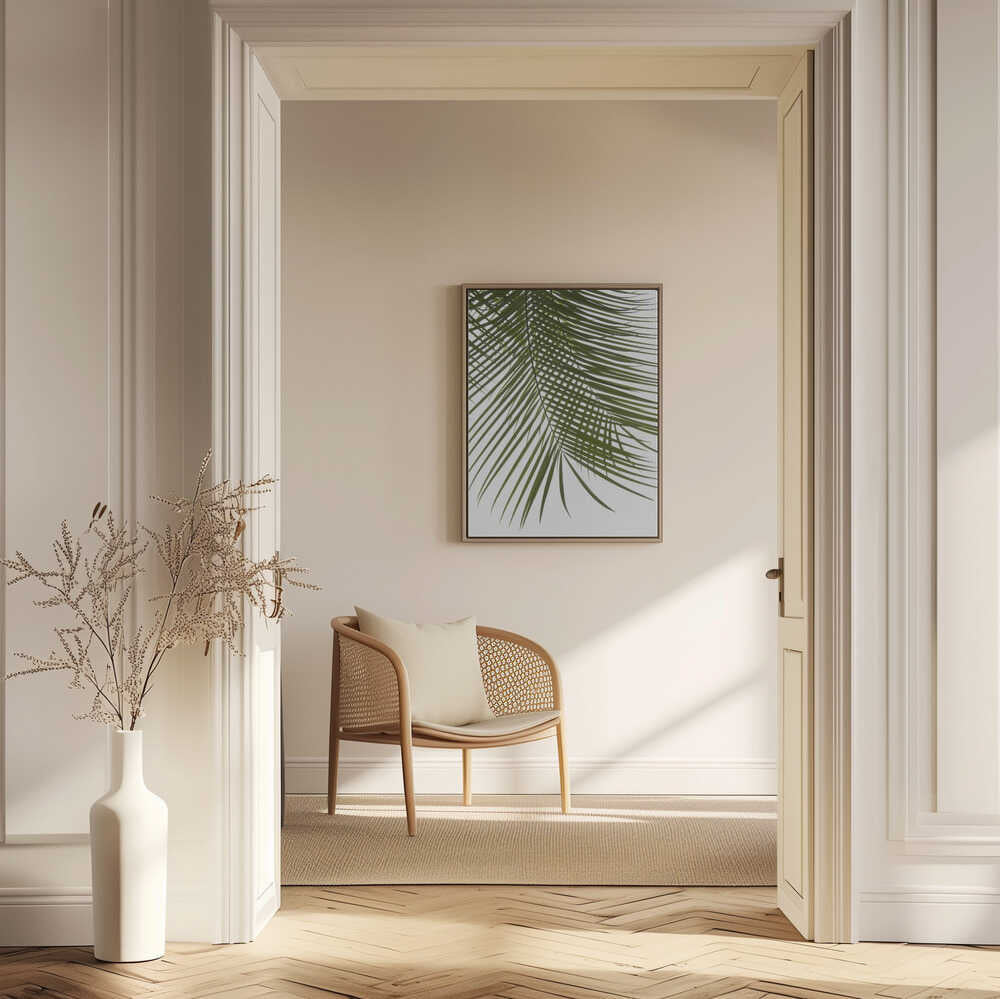 Lush Green Palm Leaf