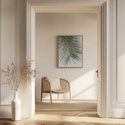 Lush Green Palm Leaf