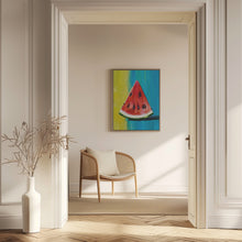 Load image into Gallery viewer, Watermelon Slice | Fruit wall art
