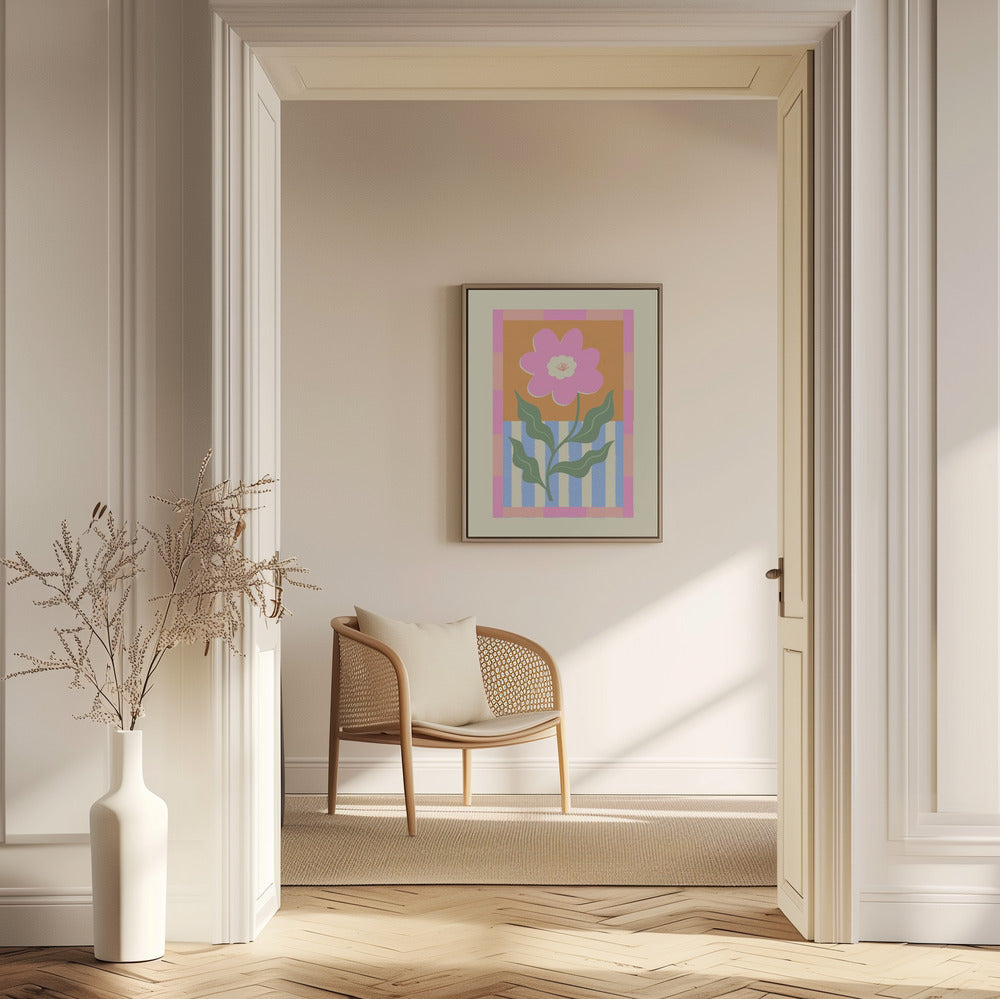 Pink Abstract Flower