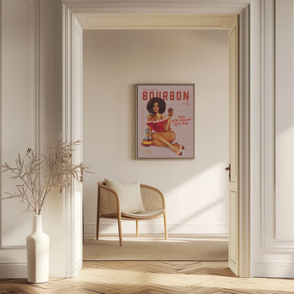 Babes of Bourbon Vol 8 Vintage Pinup Girl With Afro