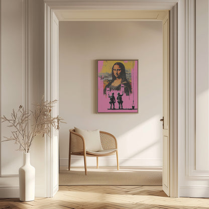 Pink Mona lisa