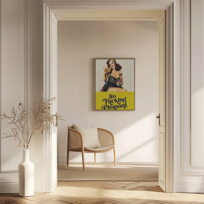 So Fucking Pleasant Art Deco Pinup Girl