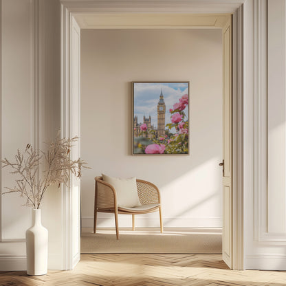 Big Old Friend | Floral Big Ben London Wall Art