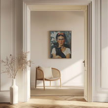 Load image into Gallery viewer, Frida Kahlo and cats
