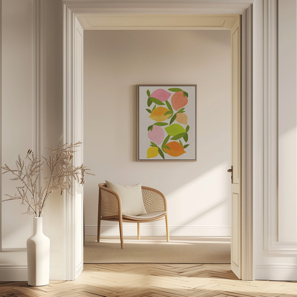 Wild Mango | Colourful fruit wall art