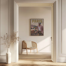 Load image into Gallery viewer, Paris France Vintage Travel Poster
