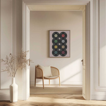Eight Spins Vinyl Gallery Art