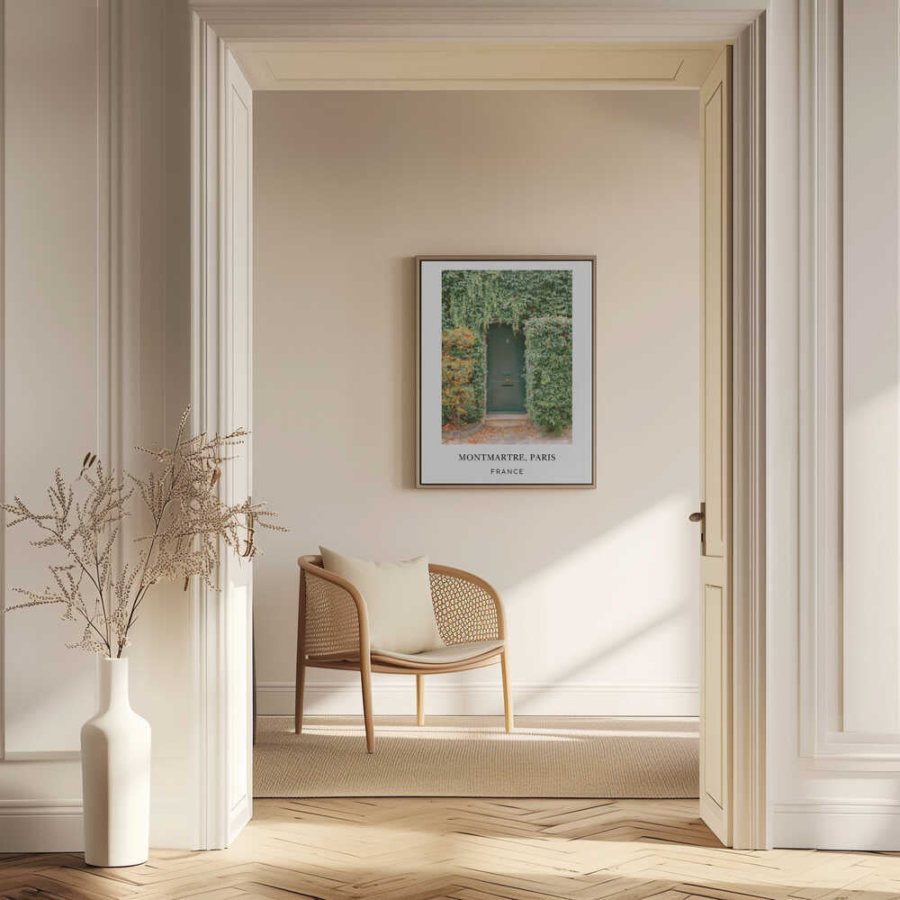 Ivy door Paris Travel poster
