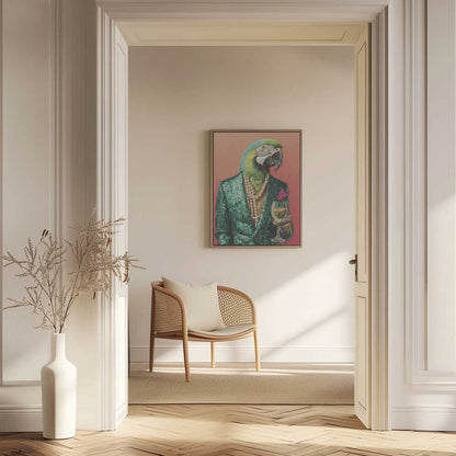 Parrot In Emerald Green Blazer